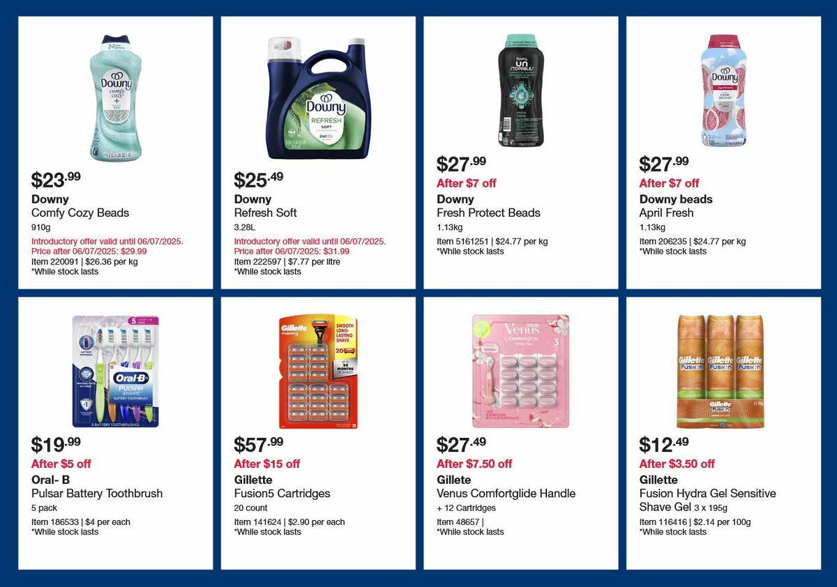 Costco P&G Shop Card Promotion Warehouse Items Catalogues from 9 June