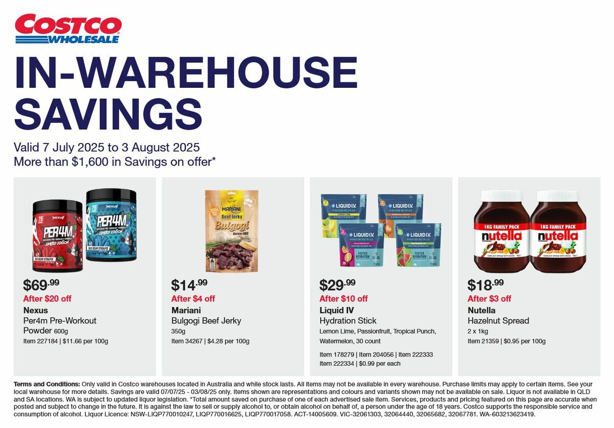 Costco Catalogues from 7 July