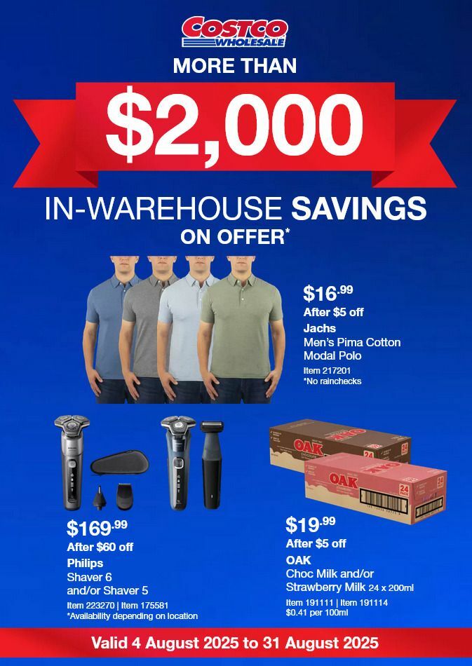 Costco Catalogues from 4 August
