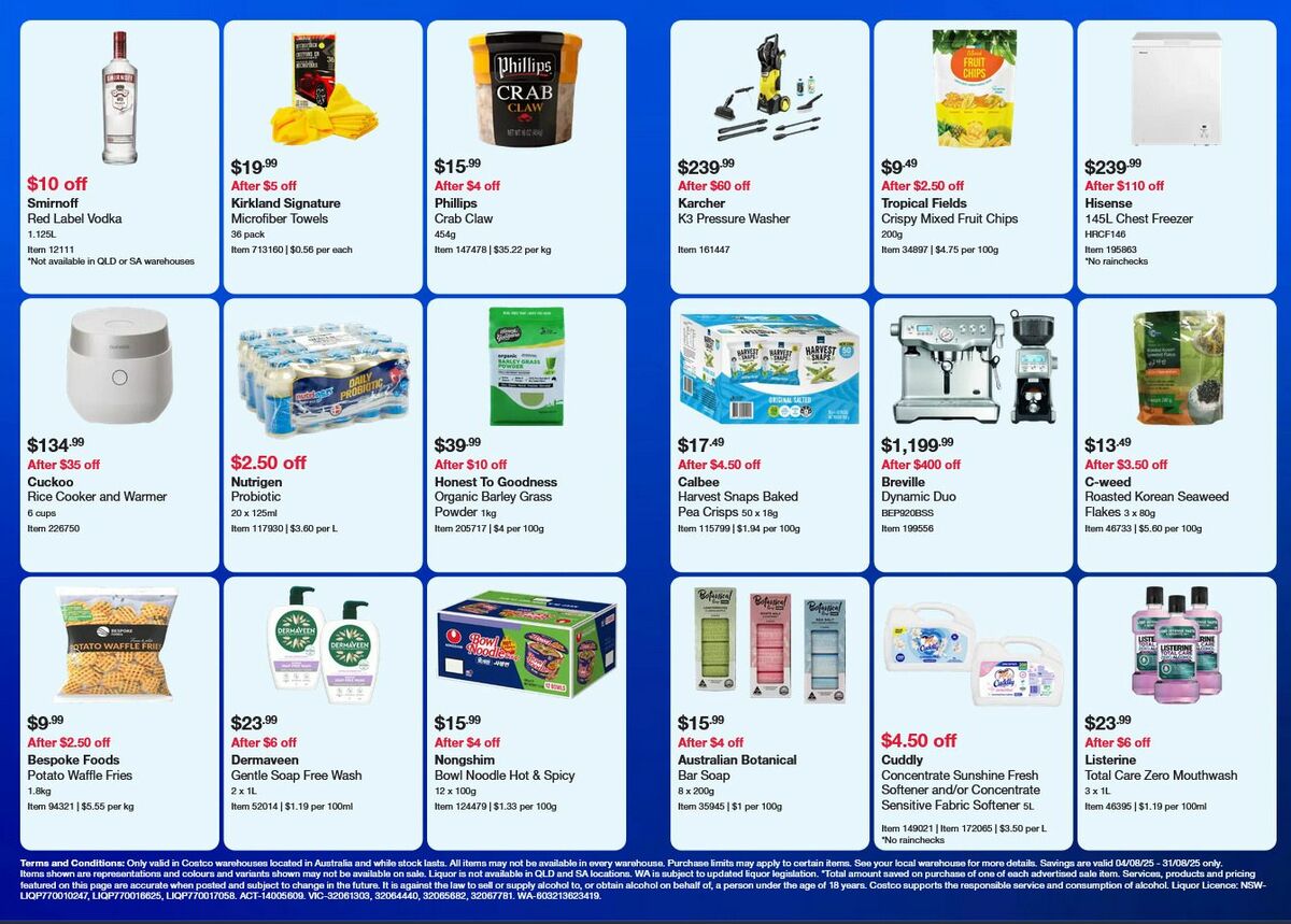 Costco Catalogues from 4 August