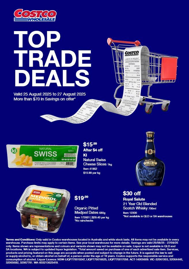 Costco Top Trade Deals Catalogues from 25 August
