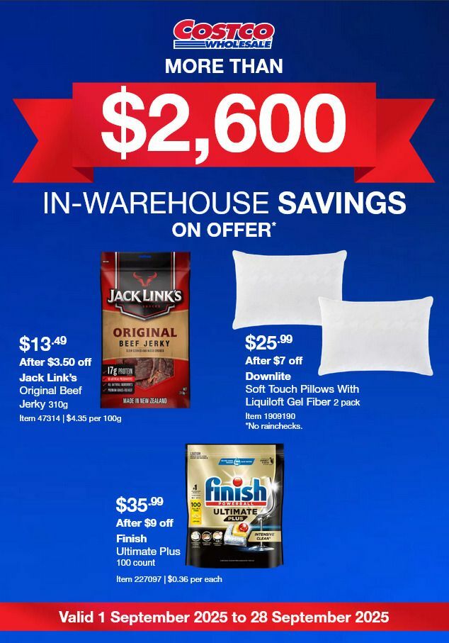 Costco Catalogues from 1 September