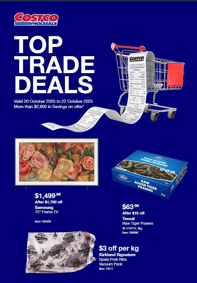 Costco Top Trade Deals Catalogues from 20 October