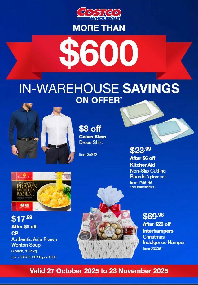 Costco Catalogues from 27 October