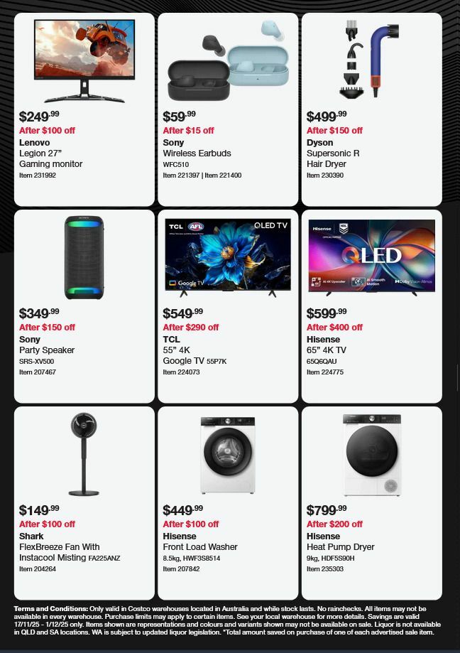 Costco Black Friday Catalogues from 17 November