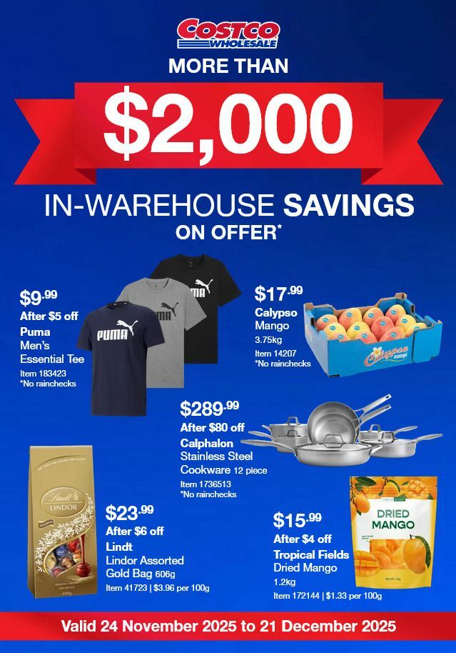 Costco Catalogues from 24 November