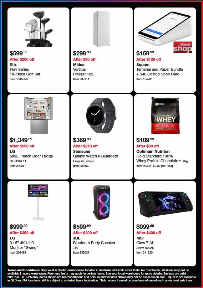 Costco Black Friday Catalogues from 28 November