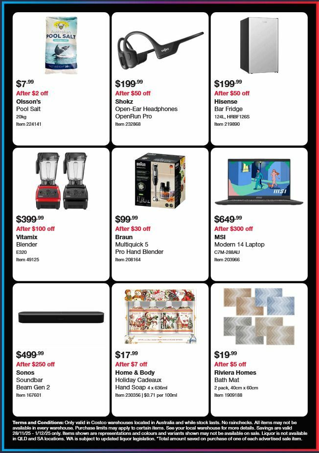 Costco Black Friday Catalogues from 28 November