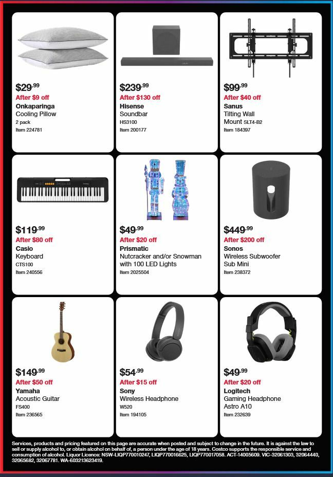 Costco Black Friday Catalogues from 28 November