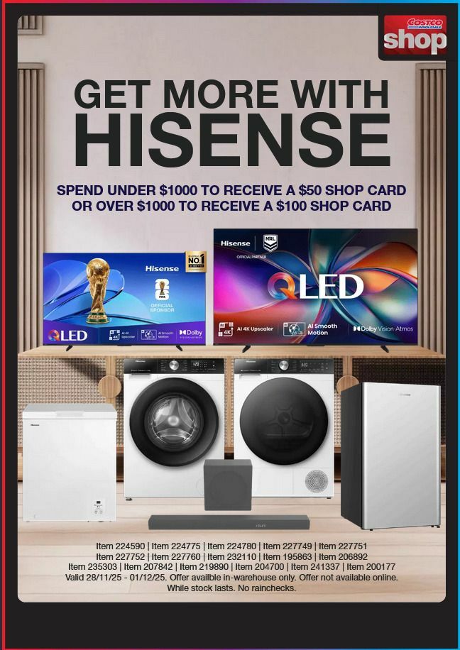 Costco Black Friday Catalogues from 28 November