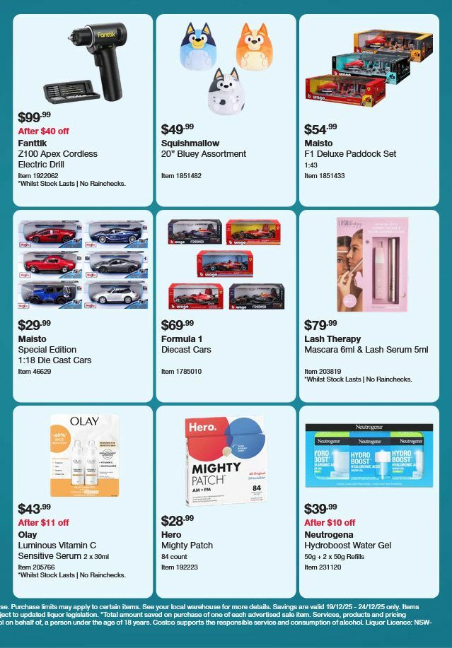 Costco Catalogues from 19 December