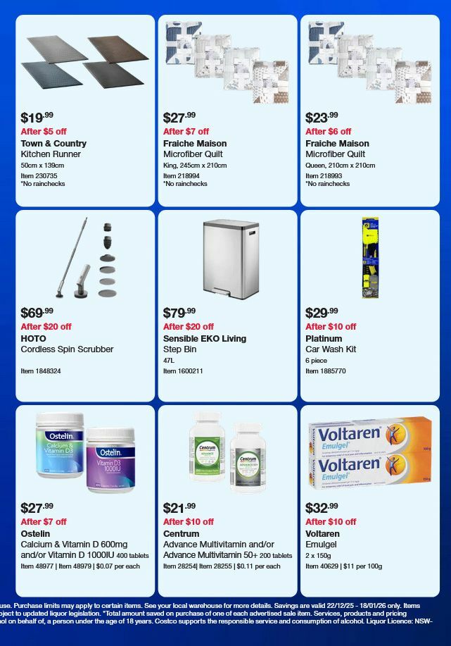 Costco Catalogues from 22 December