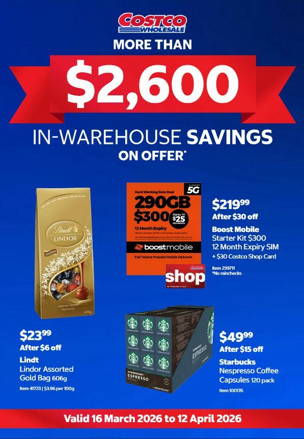 Costco Catalogues from 16 March