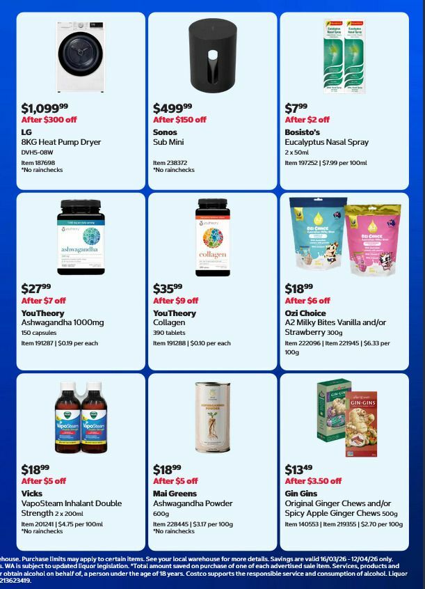 Costco Catalogues from 16 March