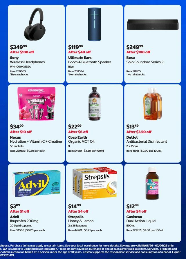 Costco Catalogues from 11 May