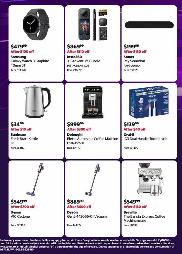 Costco End of Financial Year Deals Catalogues from 15 June