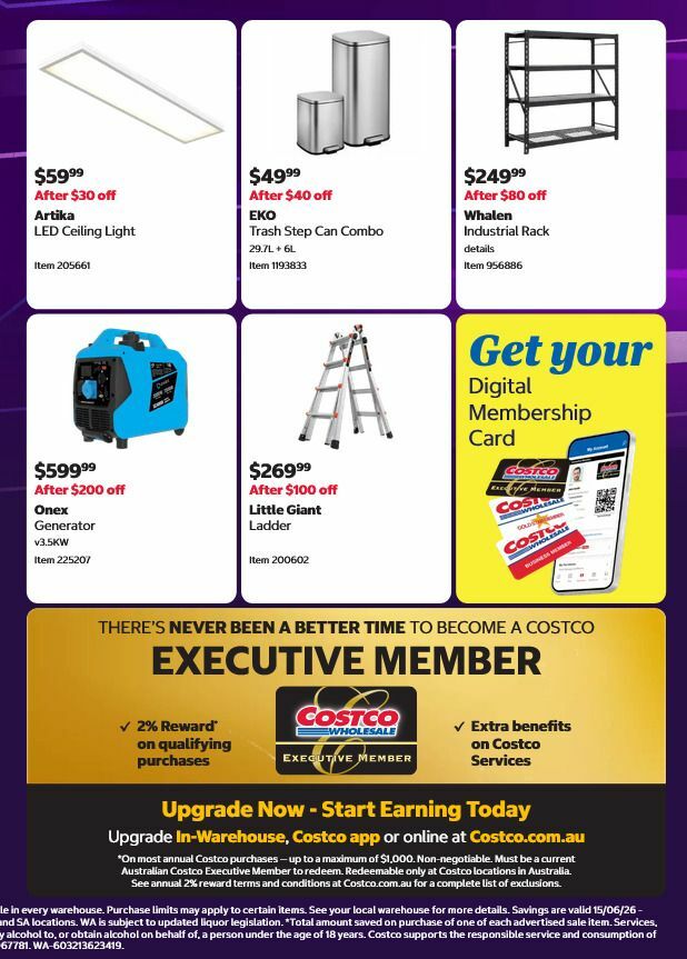 Costco End of Financial Year Deals Catalogues from 15 June