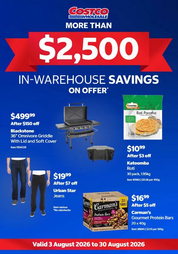 Costco Catalogues from 3 August