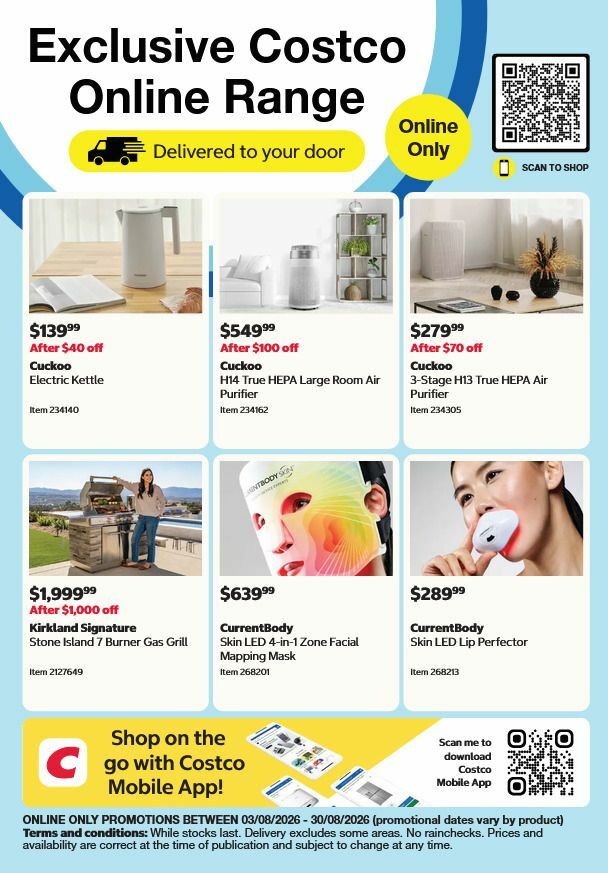 Costco Catalogues from 3 August