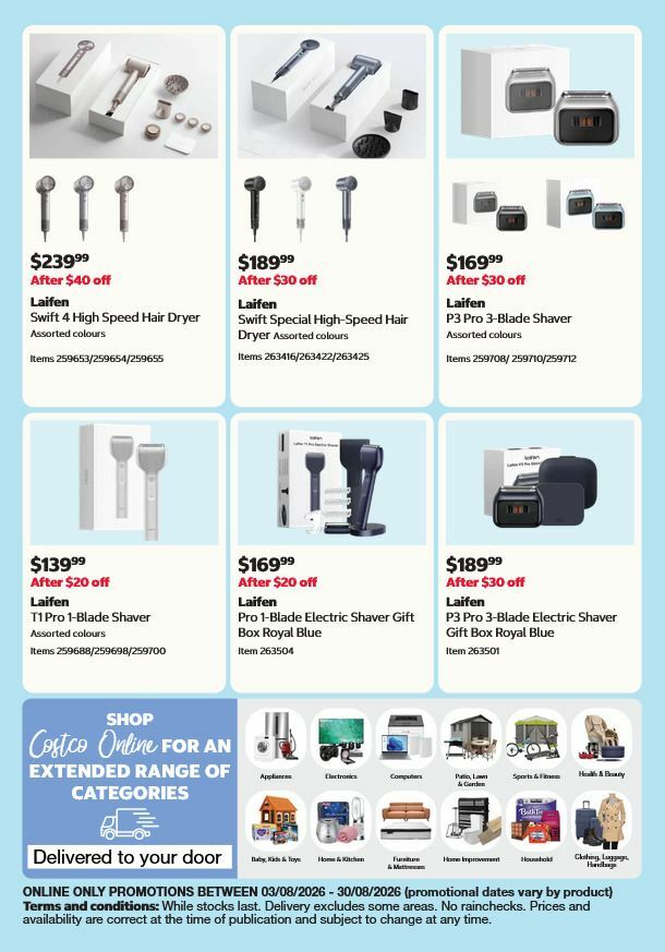 Costco Catalogues from 3 August