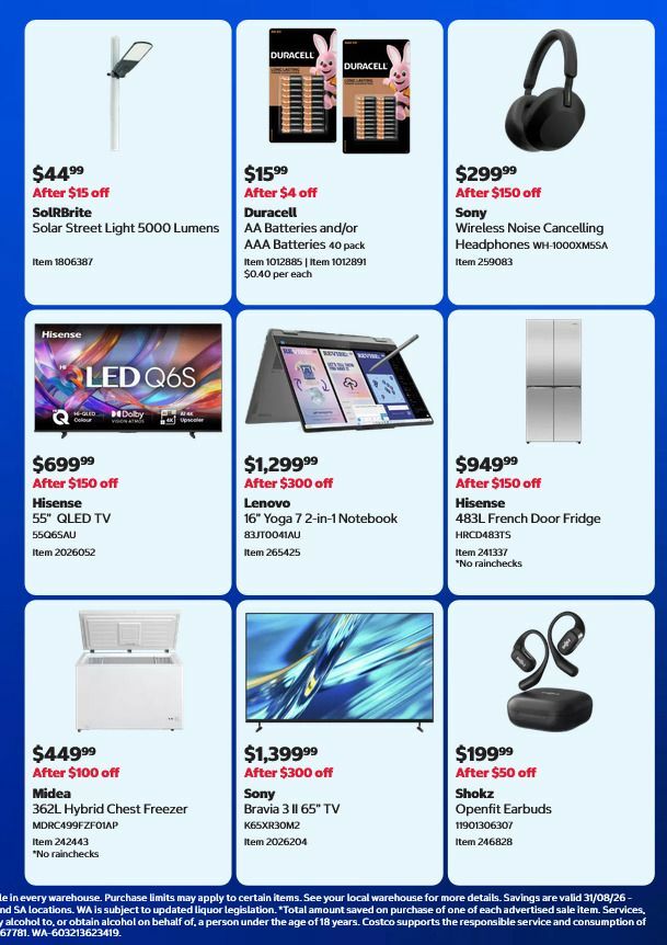 Costco Catalogues from 31 August