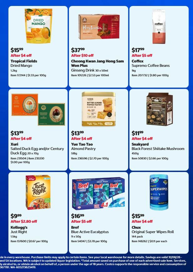 Costco Catalogues from 31 August