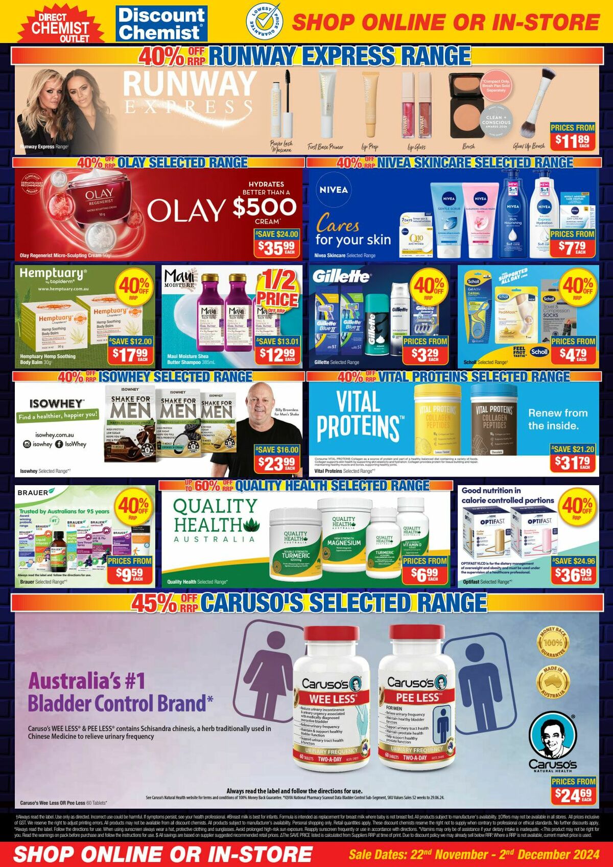 Direct Chemist Outlet Catalogues from 22 November