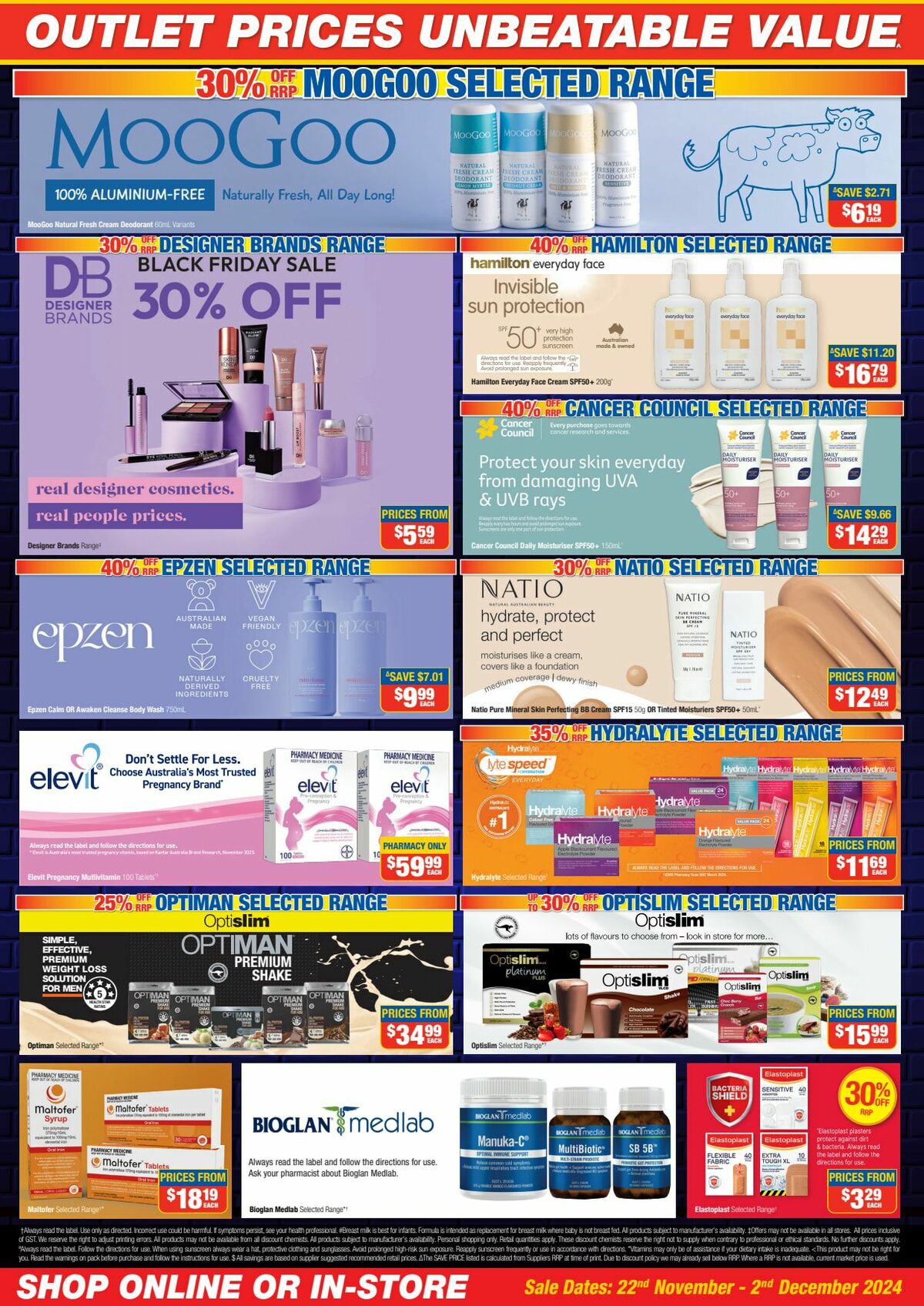 Direct Chemist Outlet Catalogues from 22 November
