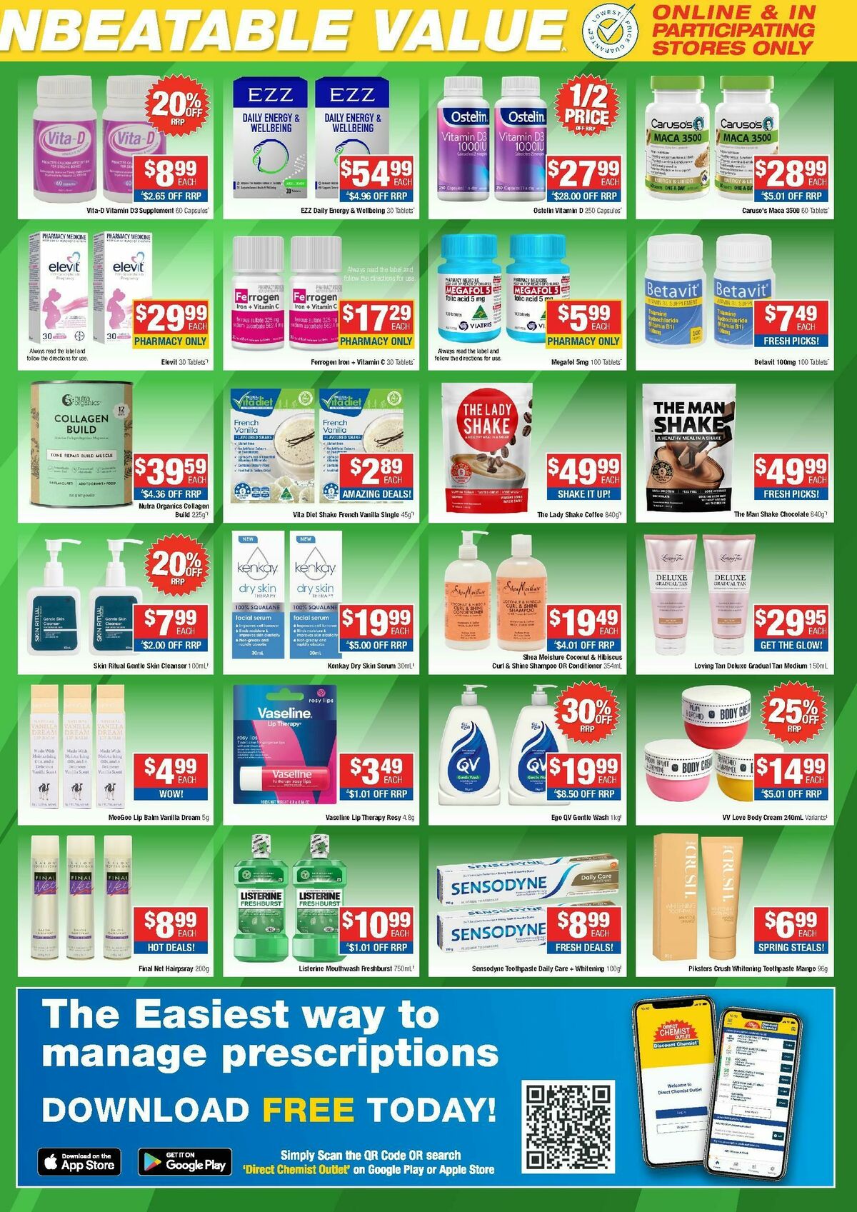 Direct Chemist Outlet Catalogues from 1 September