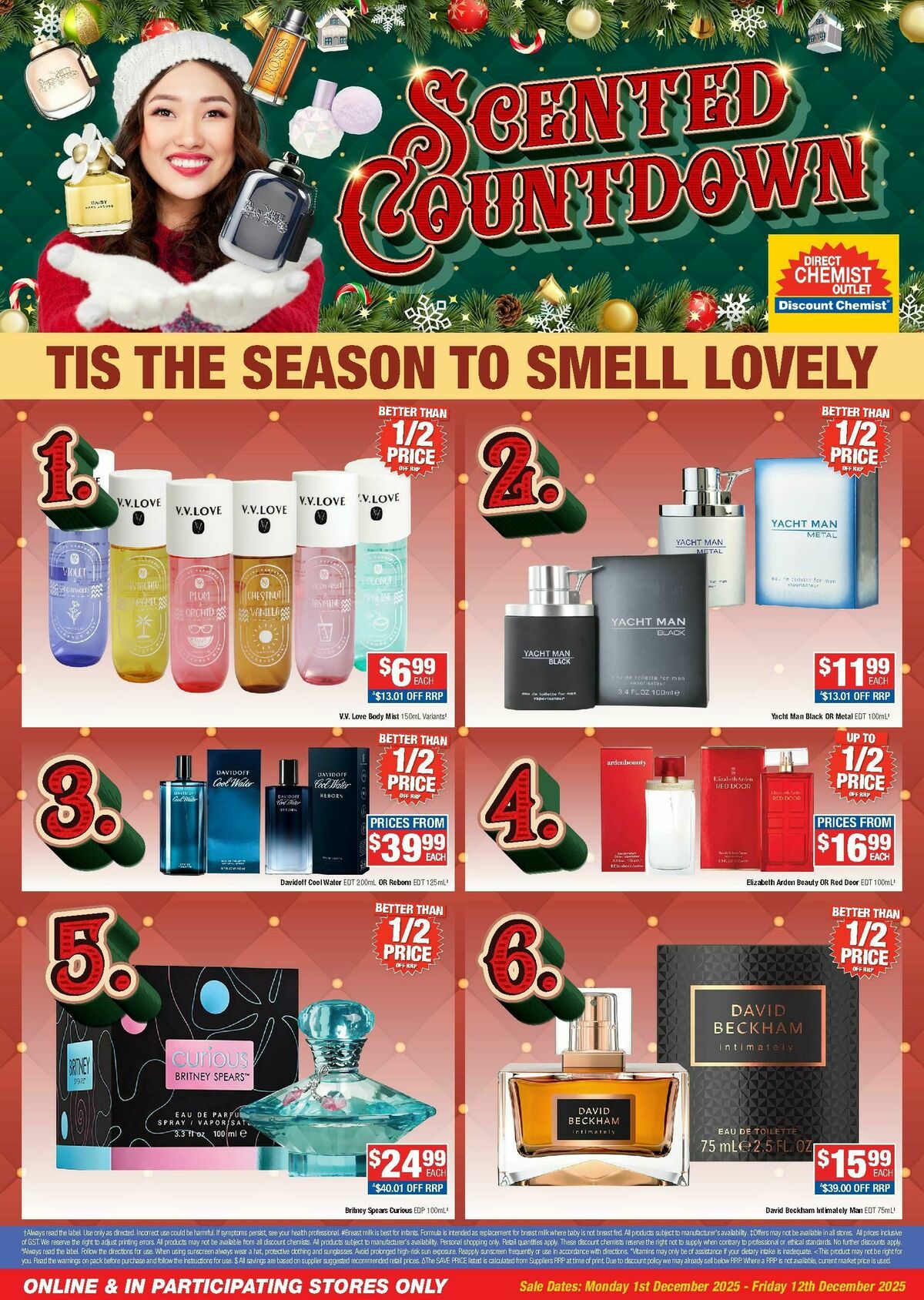 Direct Chemist Outlet Catalogues from 1 December
