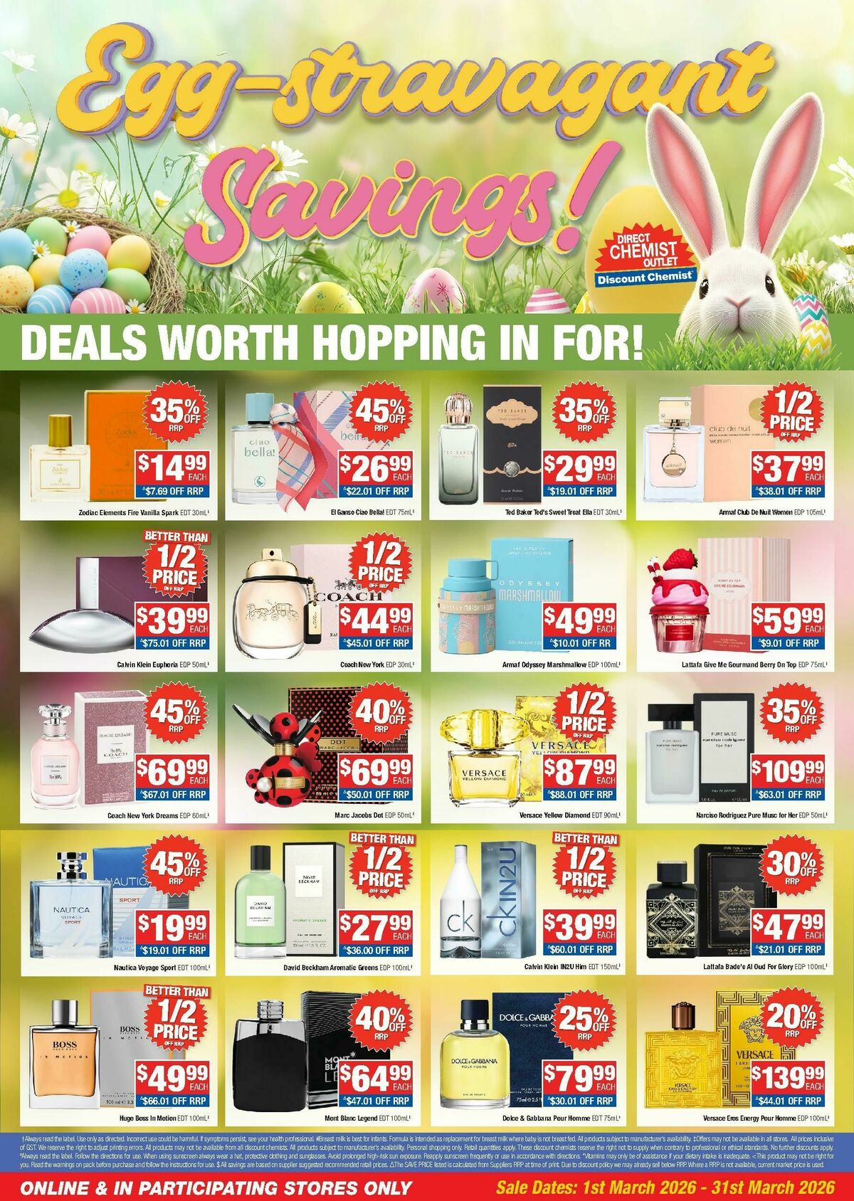Direct Chemist Outlet Catalogues from 1 March
