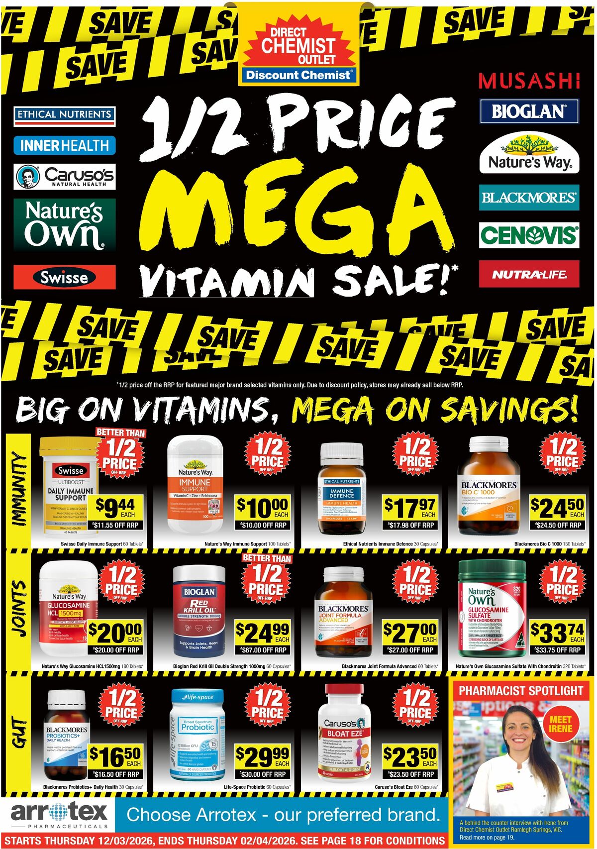 Direct Chemist Outlet Catalogues from 12 March