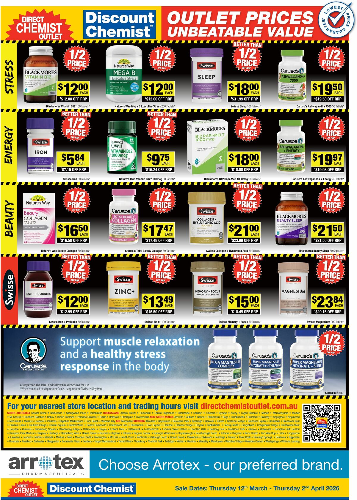 Direct Chemist Outlet Catalogues from 12 March