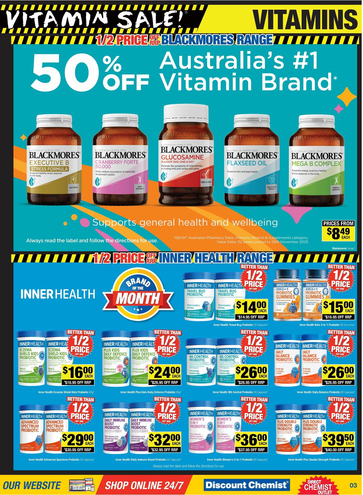 Direct Chemist Outlet Catalogues from 12 March