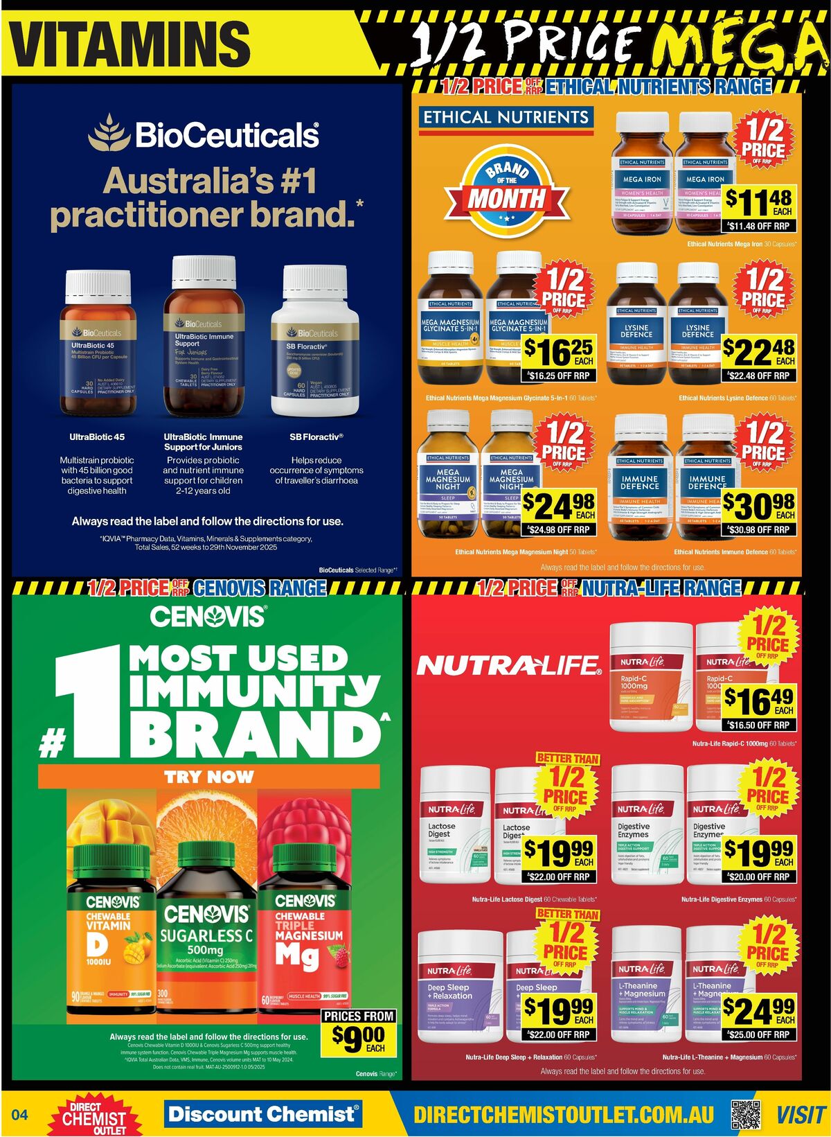 Direct Chemist Outlet Catalogues from 12 March