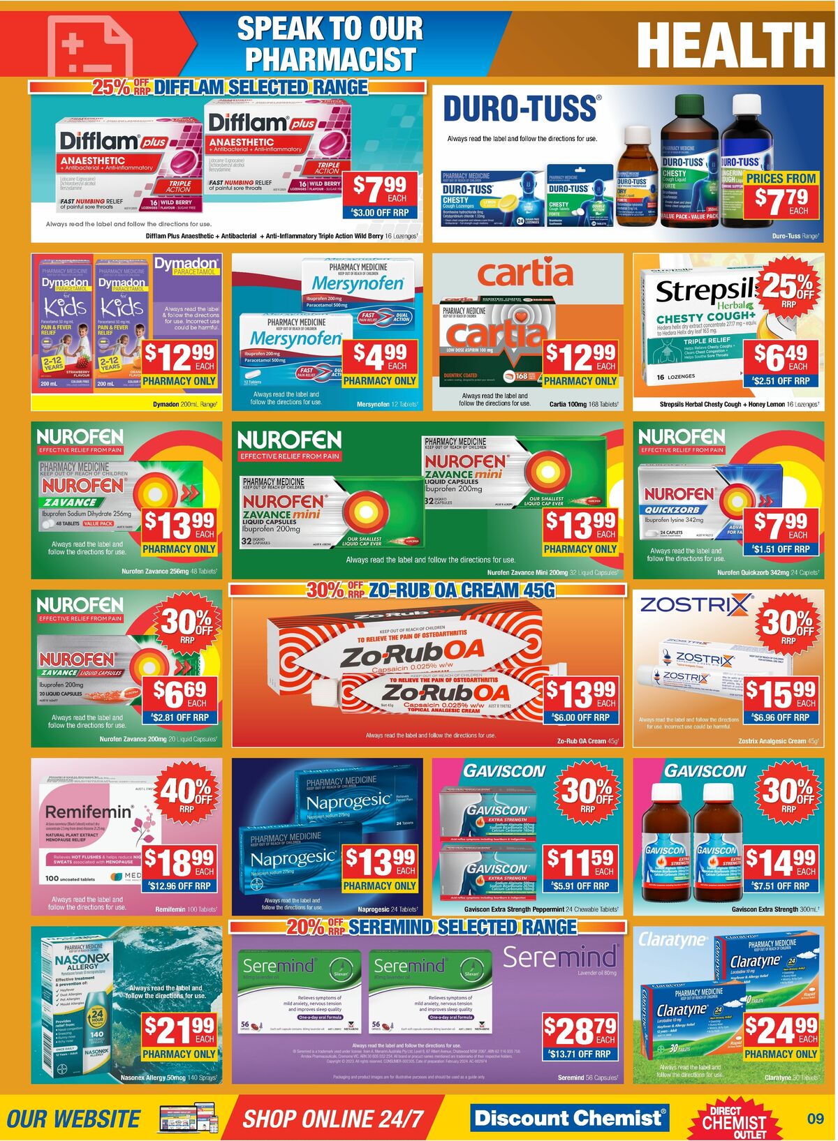 Direct Chemist Outlet Catalogues from 12 March