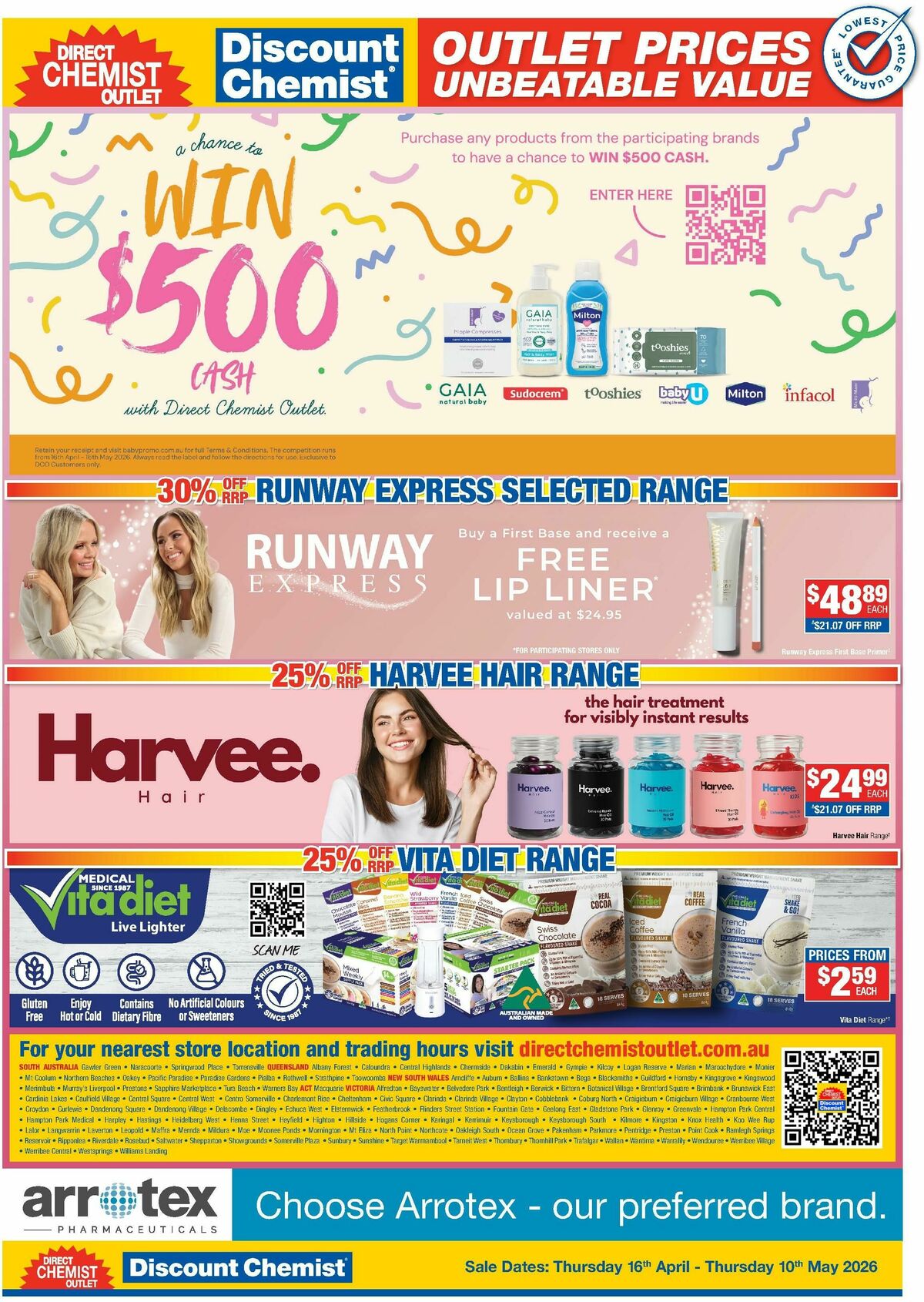 Direct Chemist Outlet Catalogues from 16 April