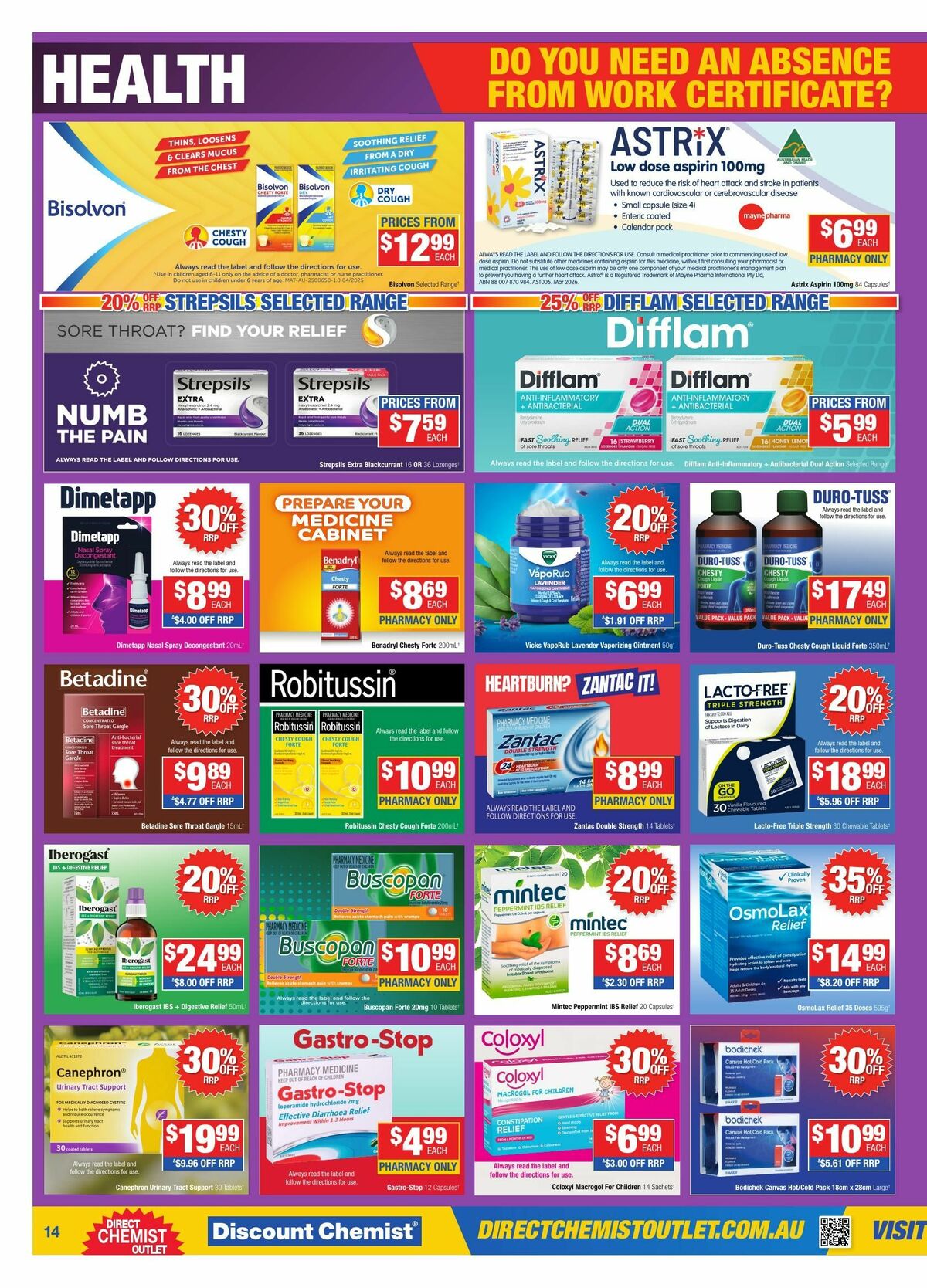 Direct Chemist Outlet Catalogues from 21 May