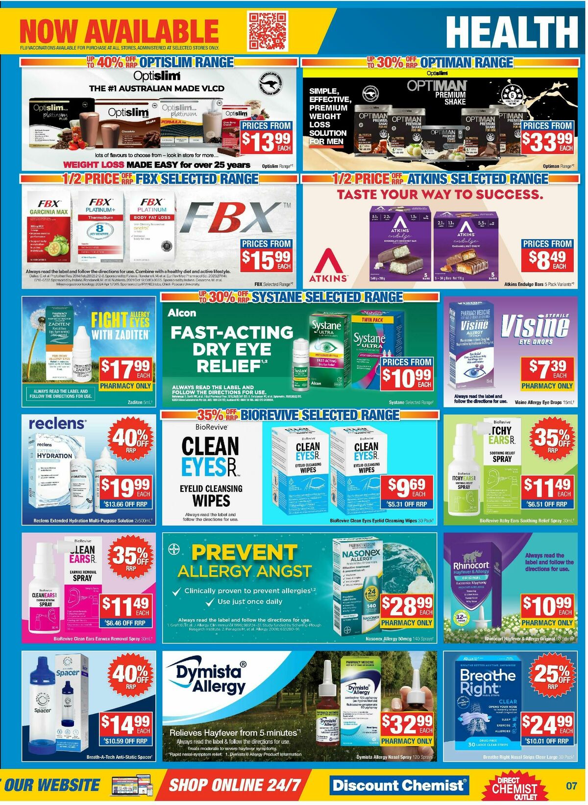 Direct Chemist Outlet Catalogues from 13 August