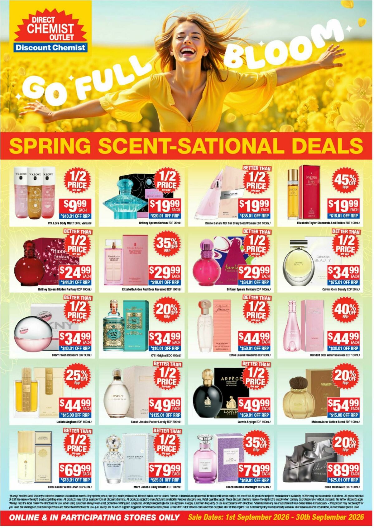 Direct Chemist Outlet Catalogues from 1 September