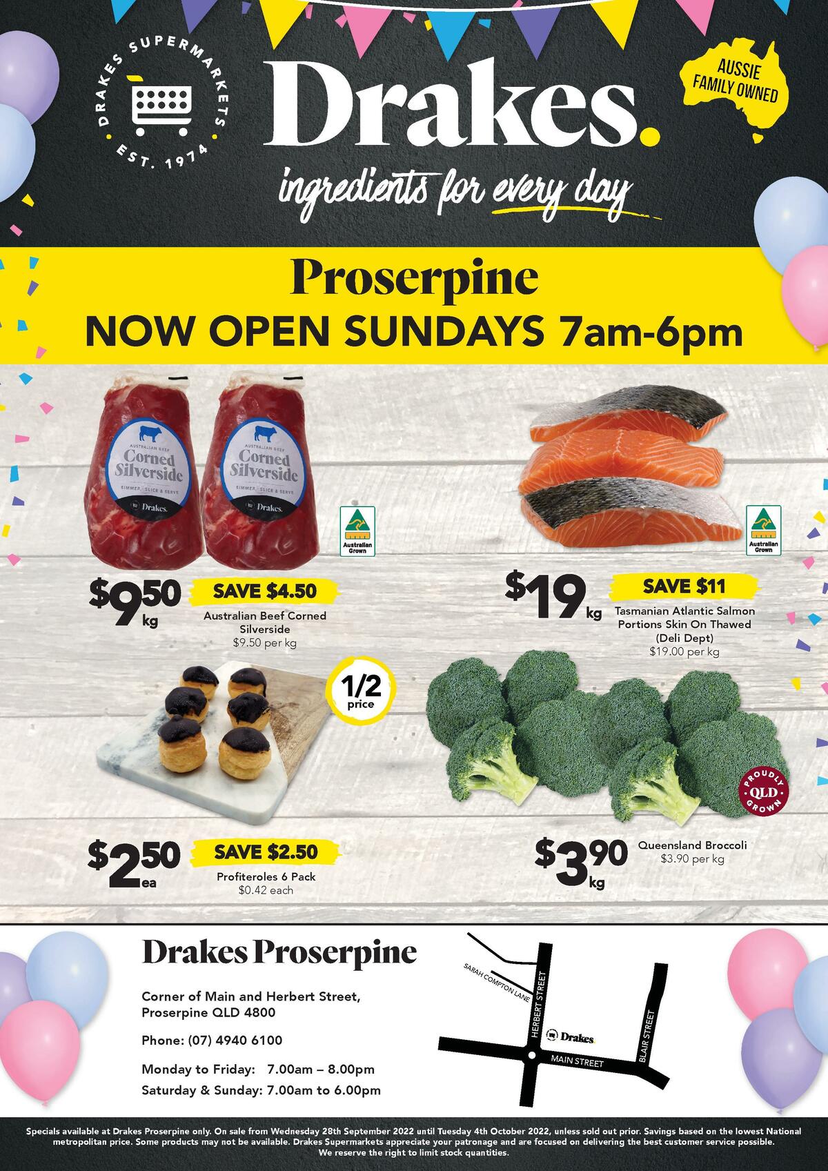 Drakes Proserpine Catalogues from 28 September