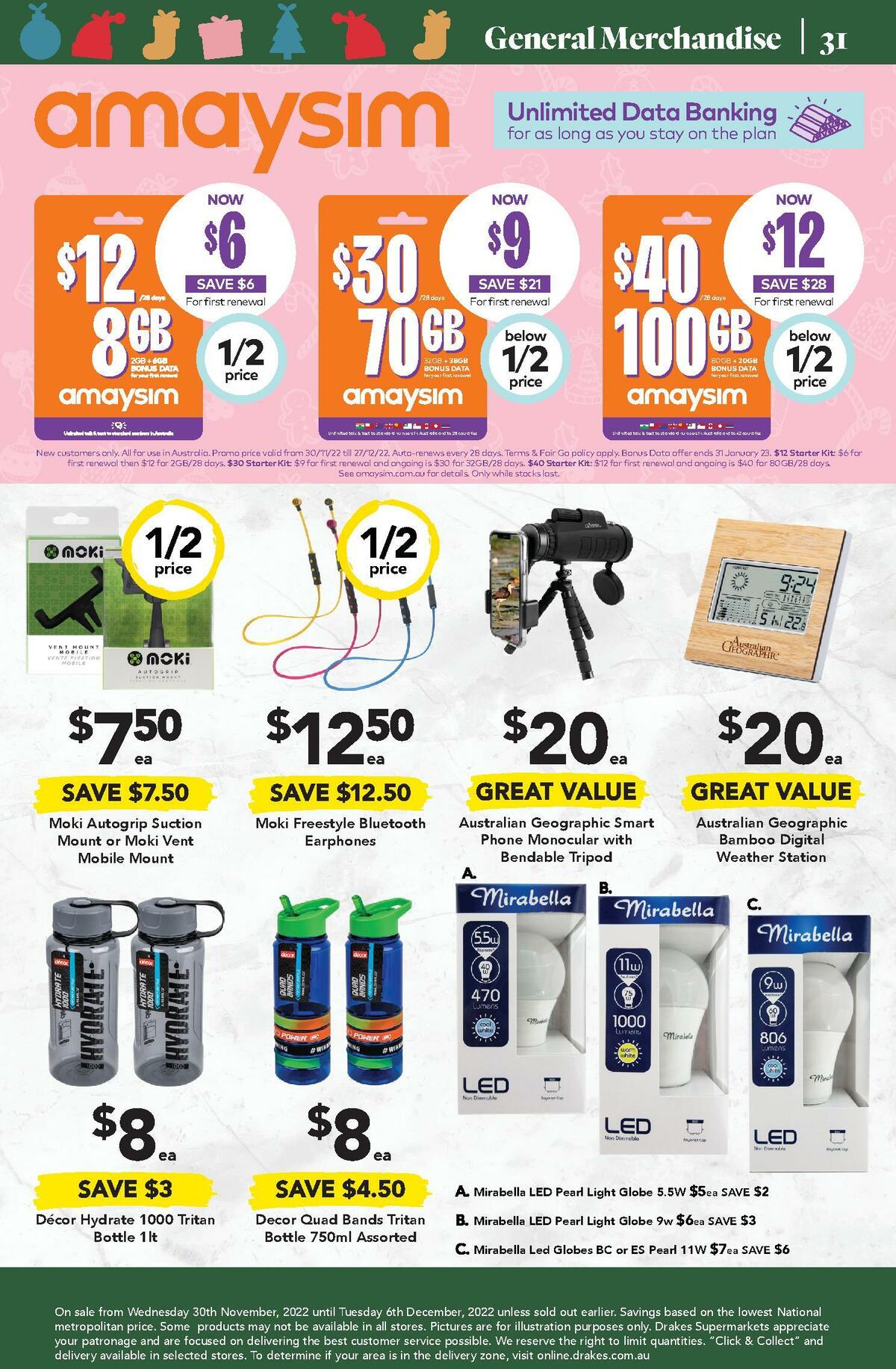 Drakes Queensland Catalogues from 30 November