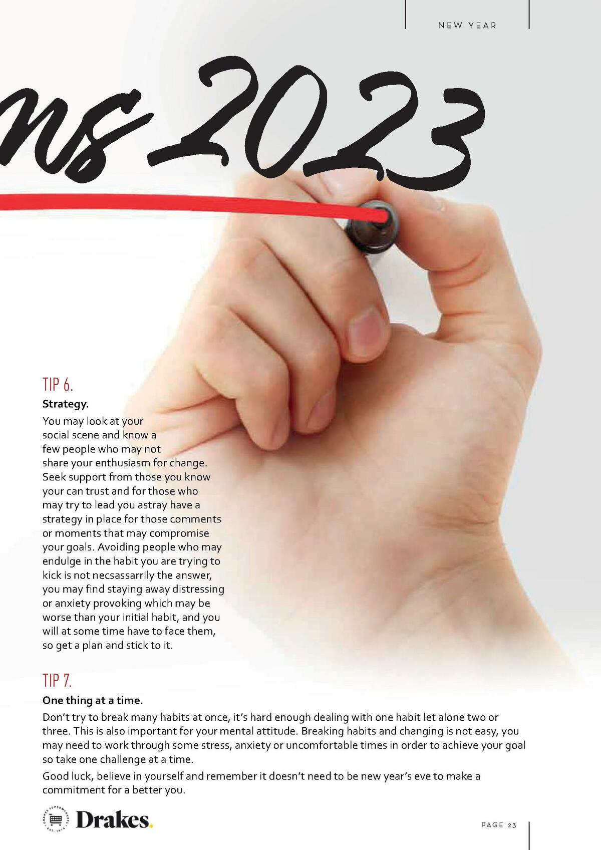 Drakes Magazine January/February Catalogues from 1 January