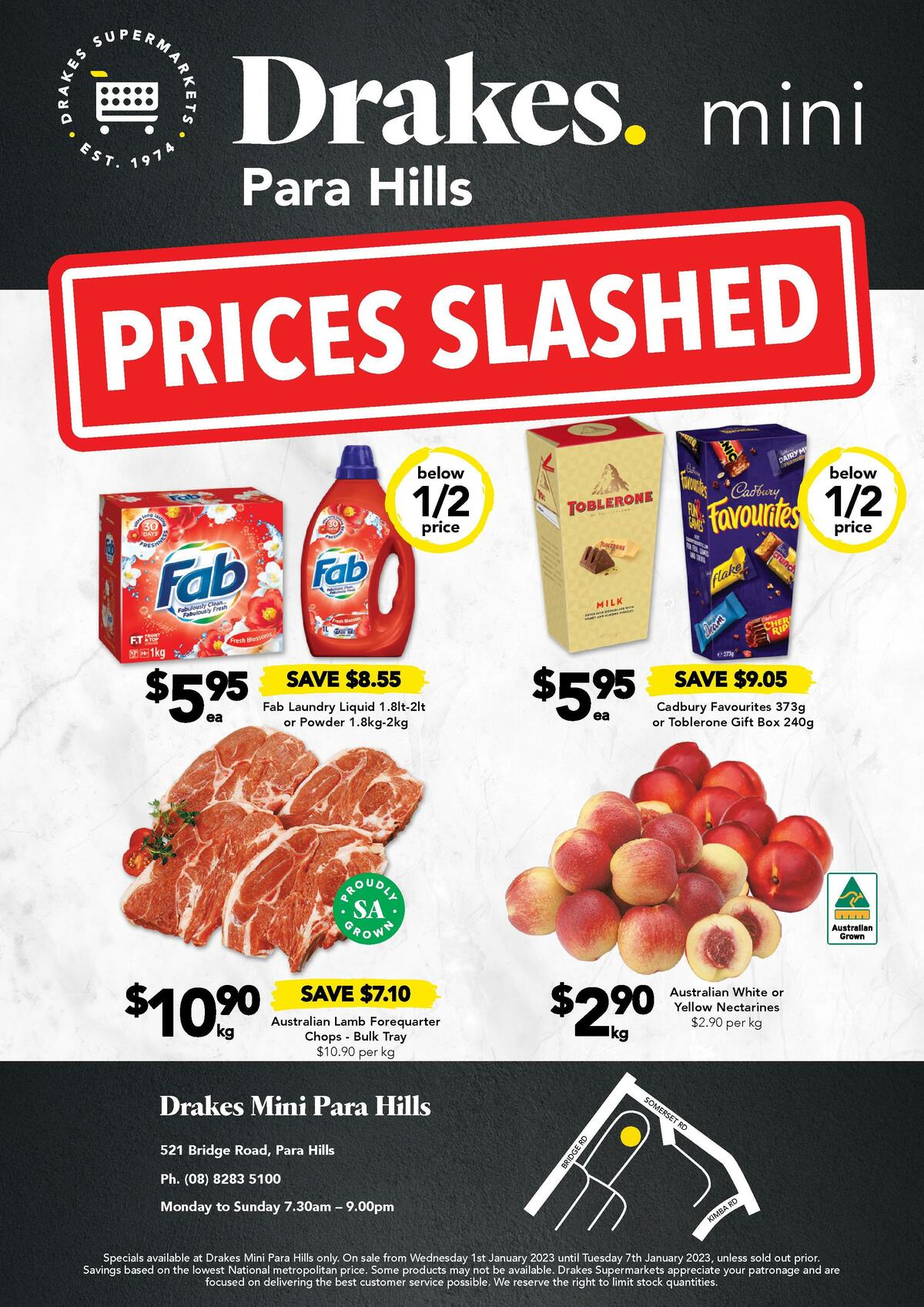 Drakes Para Hills Mini Catalogues from 1 February