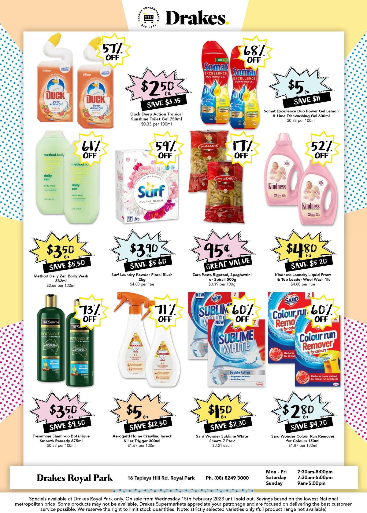 Drakes Royal Park - Clearance Catalogues from 15 February