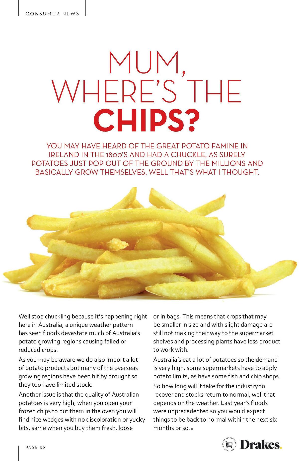 Drakes Magazine March/April Catalogues from 1 March