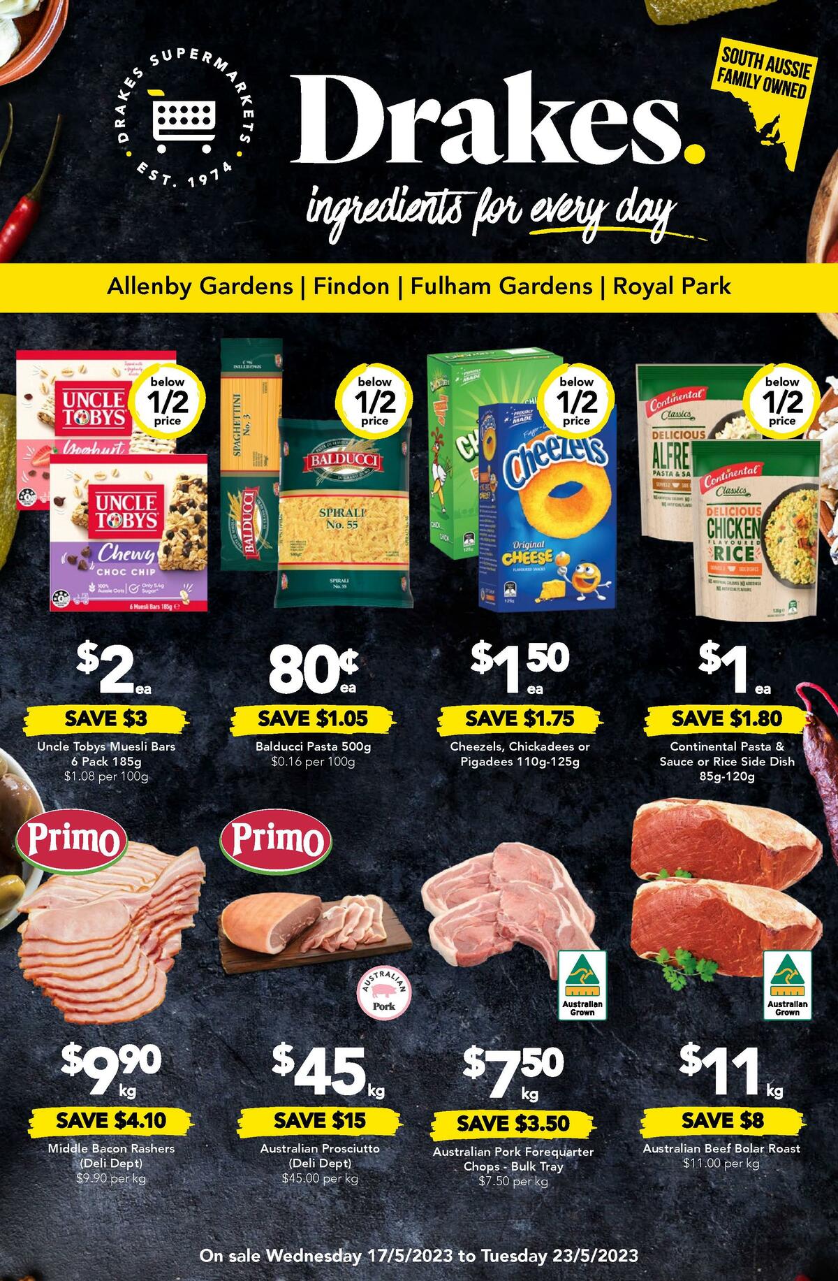 Drakes Allenby Gardens, Findon, Fulham Gardens, Royal Park Catalogues from 17 May