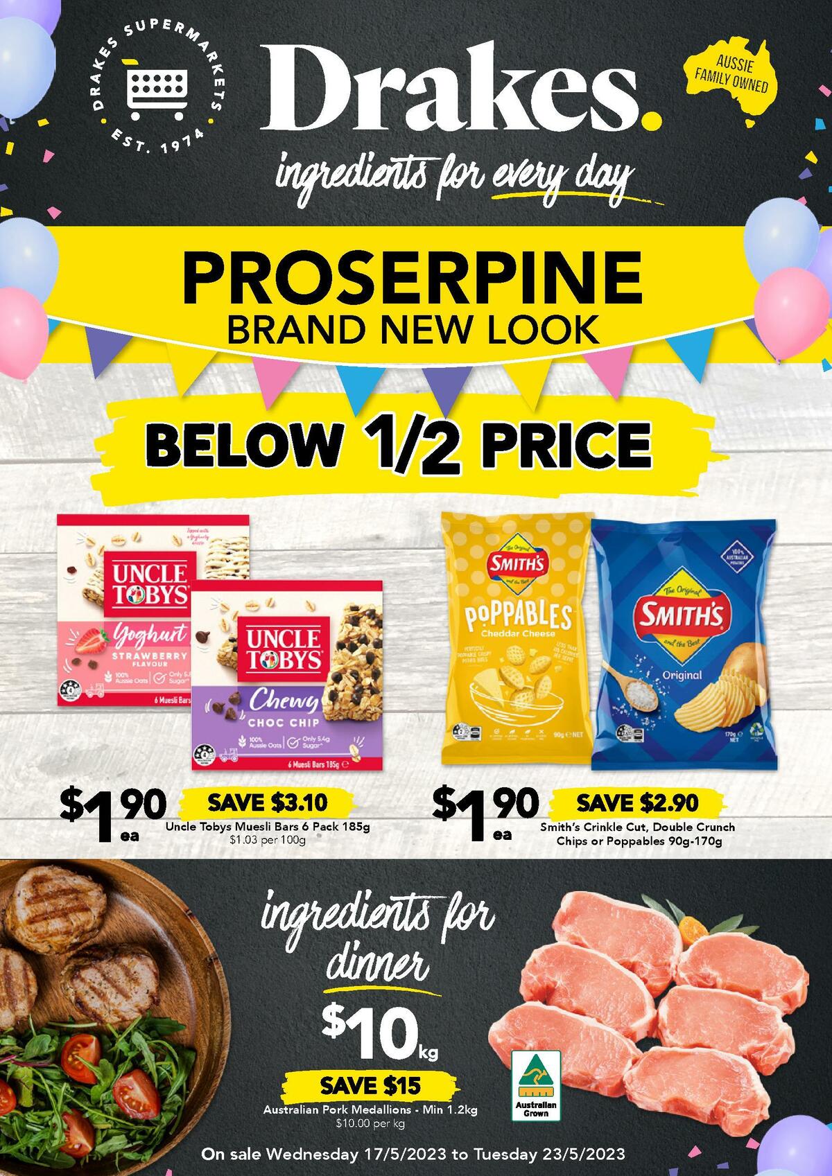 Drakes Proserpine Catalogues from 17 May