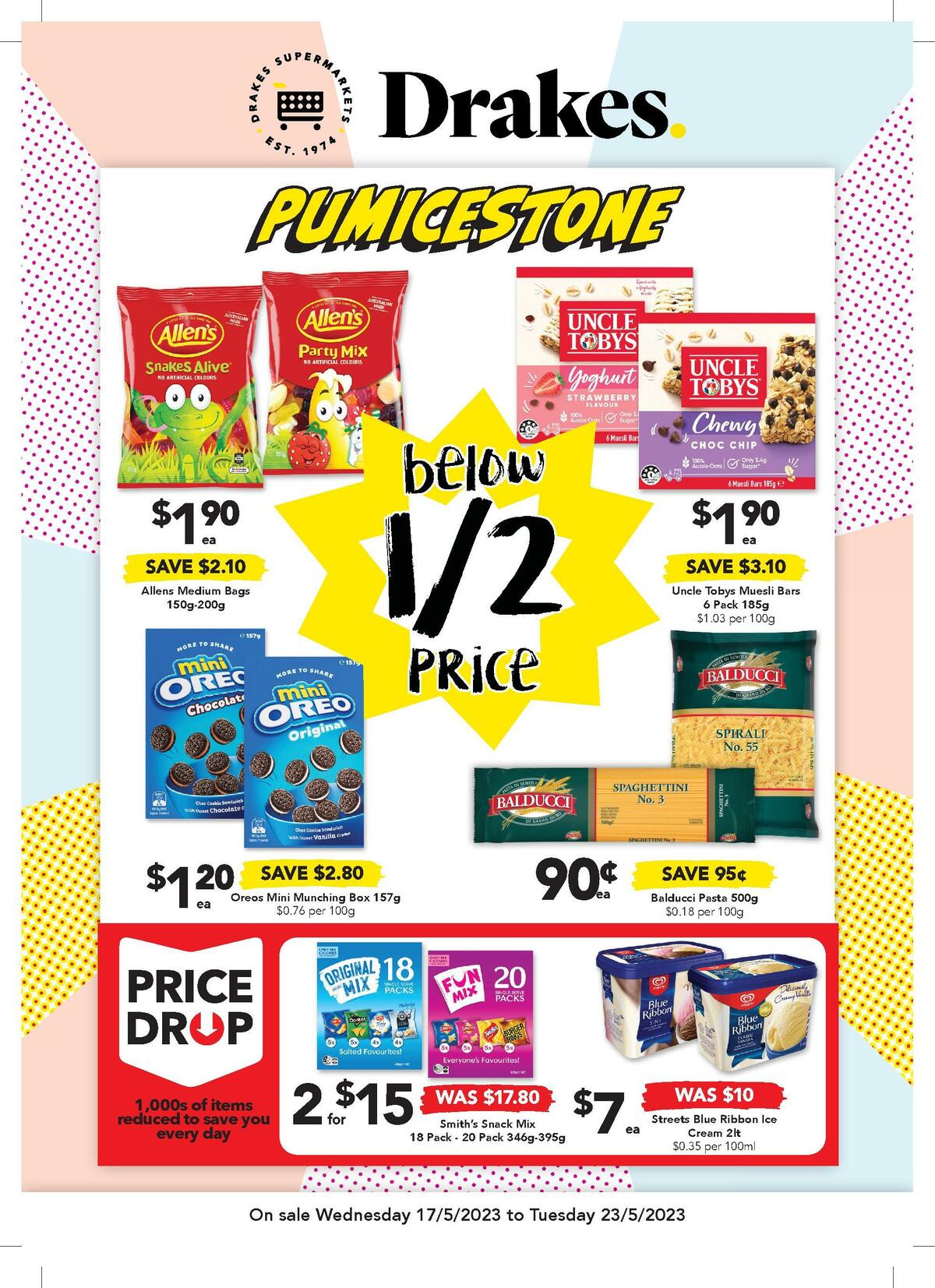 Drakes Pumicestone Catalogues from 17 May