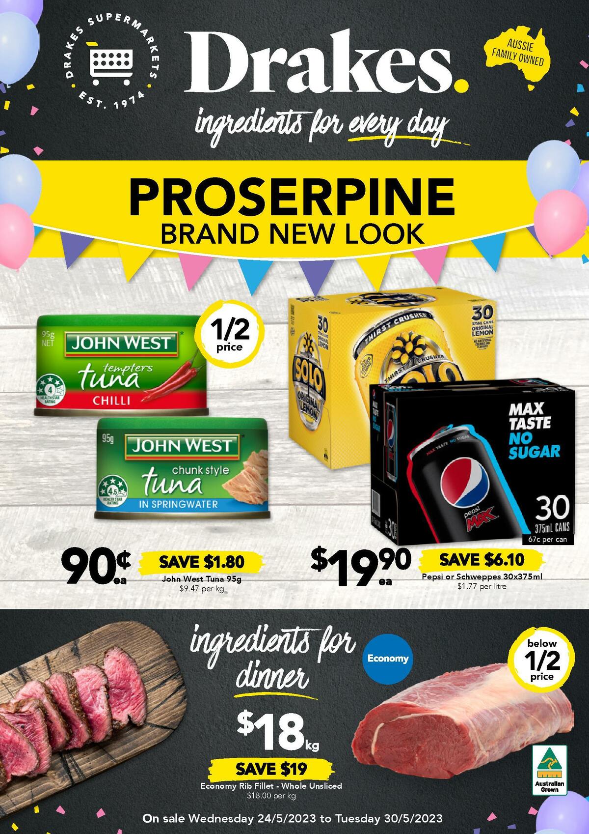 Drakes Proserpine Catalogues from 24 May